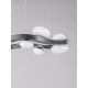 Pendule, Lustre suspendate - Lustra LED suspendata otel gri periat SEVERO 60cm