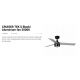 Lustre cu ventilator - Lustra LED cu Ventilator tavan si telecomanda CRUISER TEK S negru/aluminiu 3000K