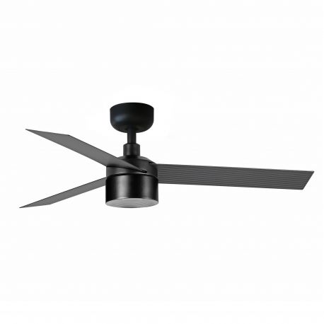 Lustre cu ventilator - Lustra LED cu Ventilator tavan si telecomanda CRUISER TEK S negru 3000K