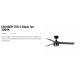 Lustre cu ventilator - Lustra LED cu Ventilator tavan si telecomanda CRUISER TEK S negru 3000K