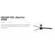 Lustre cu ventilator - Lustra LED cu Ventilator tavan si telecomanda CRUISER TEK L negru 3000K