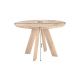 Mese dining - Masa rotunda din lemn masiv de mango ART WOOD 100cm