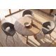 Mese dining - Masa rotunda din lemn masiv de mango ART WOOD 100cm
