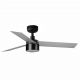 Lustre cu ventilator - Lustra LED cu Ventilator tavan si telecomanda CRUISER TEK S negru/aluminiu 2700K