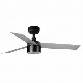 Lustre cu ventilator - Lustra LED cu Ventilator tavan si telecomanda CRUISER TEK S negru/aluminiu 2700K