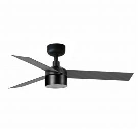 Lustre cu ventilator - Lustra LED cu Ventilator tavan si telecomanda CRUISER TEK S negru 2700K