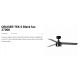 Lustre cu ventilator - Lustra LED cu Ventilator tavan si telecomanda CRUISER TEK S negru 2700K