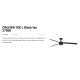 Lustre cu ventilator - Lustra LED cu Ventilator tavan si telecomanda CRUISER TEK L negru 2700K