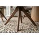 Seturi scaune, HoReCa - Set de 2 scaune pivotante, Lemn de nuc, Material texturat bej-taupe, UNIQUE