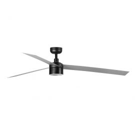 Lustre cu ventilator - Lustra LED cu Ventilator tavan si telecomanda CRUISER TEK XL negru/aluminiu 2700K