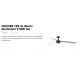 Lustre cu ventilator - Lustra LED cu Ventilator tavan si telecomanda CRUISER TEK XL negru/aluminiu 2700K