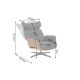 Fotolii - Fotoliu pivotant, functie relax, piele sintetica si furnir de nuc VOGUE
