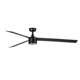 Lustre cu ventilator - Lustra LED cu Ventilator tavan si telecomanda CRUISER TEK XL negru 2700K