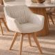 Seturi scaune, HoReCa - Set de 2 scaune pivotante The Dutch Comfort boucle bej
