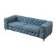 Canapele - Canapea design Chesterfield, Catifea, Petrol, MODERN BAROCK