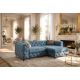 Canapele - Canapea design Chesterfield, Catifea, Petrol, MODERN BAROCK