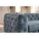 Canapele - Canapea design Chesterfield, Catifea, Petrol, MODERN BAROCK