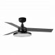 Lustra LED cu Ventilator tavan si telecomanda CRUISER TAK S negru 4000K