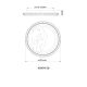 Plafoniere - Plafoniera LED design modern ODESSA 39,5cm