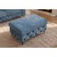 Banchete-Tabureti - Bancheta design Chesterfield, Catifea, Petrol, MODERN BAROCK