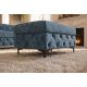 Banchete-Tabureti - Bancheta design Chesterfield, Catifea, Petrol, MODERN BAROCK