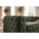 Canapele - Canapea design Chesterfield, Catifea verde inchis, MODERN BAROCK
