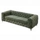 Canapele - Canapea design Chesterfield, Catifea verde inchis, MODERN BAROCK