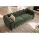 Canapele - Canapea design Chesterfield, Catifea verde inchis, MODERN BAROCK