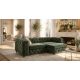 Banchete-Tabureti - Bancheta design Chesterfield, Catifea verde inchis, MODERN BAROCK