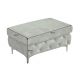 Banchete-Tabureti - Bancheta design Chesterfield, Catifea verde inchis, MODERN BAROCK