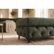 Banchete-Tabureti - Bancheta design Chesterfield, Catifea verde inchis, MODERN BAROCK