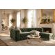 Banchete-Tabureti - Bancheta design Chesterfield, Catifea verde inchis, MODERN BAROCK