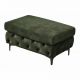Banchete-Tabureti - Bancheta design Chesterfield, Catifea verde inchis, MODERN BAROCK