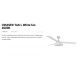 Lustre cu ventilator - Lustra LED cu Ventilator tavan si telecomanda CRUISER TAK L alb 4000K