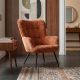 Fotolii - Fotoliu design nordic SCANDINAVIA maro rustic