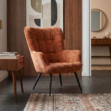 Fotolii - Fotoliu design nordic SCANDINAVIA maro rustic