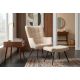 Fotolii - Fotoliu design nordic SCANDINAVIA sampanie
