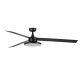 Lustra LED cu Ventilator tavan si telecomanda CRUISER TAK XL negru 4000K
