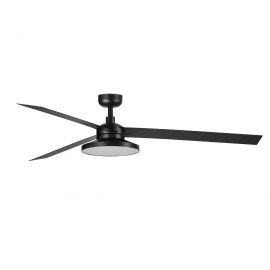 Lustre cu ventilator - Lustra LED cu Ventilator tavan si telecomanda CRUISER TAK XL negru 4000K