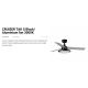 Lustre cu ventilator - Lustra LED cu Ventilator tavan si telecomanda CRUISER TAK S negru/aluminiu 3000K