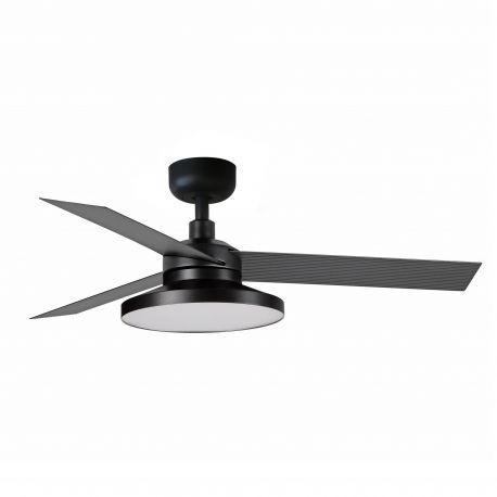 Lustre cu ventilator - Lustra LED cu Ventilator tavan si telecomanda CRUISER TAK S negru 3000K