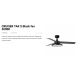 Lustre cu ventilator - Lustra LED cu Ventilator tavan si telecomanda CRUISER TAK S negru 3000K