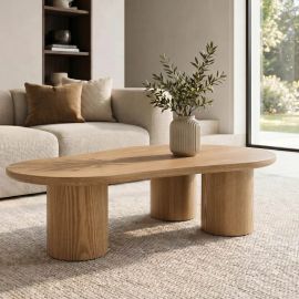 Masute Living - Masuta de cafea ORGANIKO 130cm stejar natur
