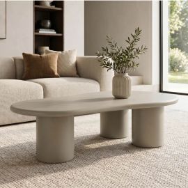 Masute Living - Masuta de cafea ORGANIKO 130cm greige bej