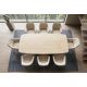 Mese dining - Masa dining Ceramica travertin, Furnir stejar, UNIQUE 200cm