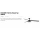 Lustre cu ventilator - Lustra LED cu Ventilator tavan si telecomanda CRUISER TAK XL neagra 3000K