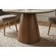 Mese dining - Masa rotunda cu blat ceramic UNIQUE 120cm