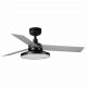 Lustra LED cu Ventilator tavan si telecomanda CRUISER TAK S negru/aluminiu 2700K