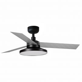 Lustre cu ventilator - Lustra LED cu Ventilator tavan si telecomanda CRUISER TAK S negru/aluminiu 2700K