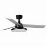 Lustra LED cu Ventilator tavan si telecomanda CRUISER TAK S negru/aluminiu 2700K
